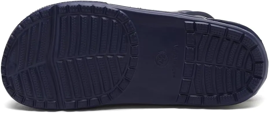 2 Pairs Slip-on Arch Support Garden Clogs Shoes for Men and Women Comfort Beach Slippers Outdoor Indoor