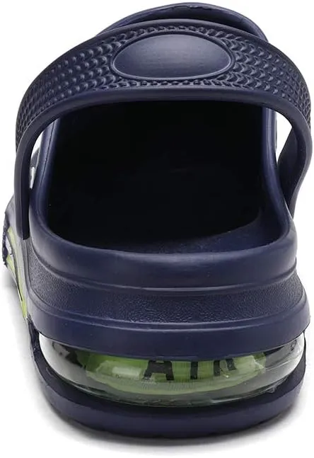 2 Pairs Slip-on Arch Support Garden Clogs Shoes for Men and Women Comfort Beach Slippers Outdoor Indoor
