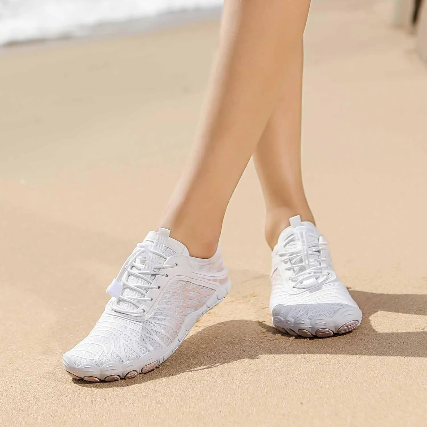 2025 New Barefoot Shoes Women, Hike Barefoot for Womens Mens，Water Shoes with Wide Toe Box Healthy Non-Slip,Neuropathy Breathable Barefoot Vitality