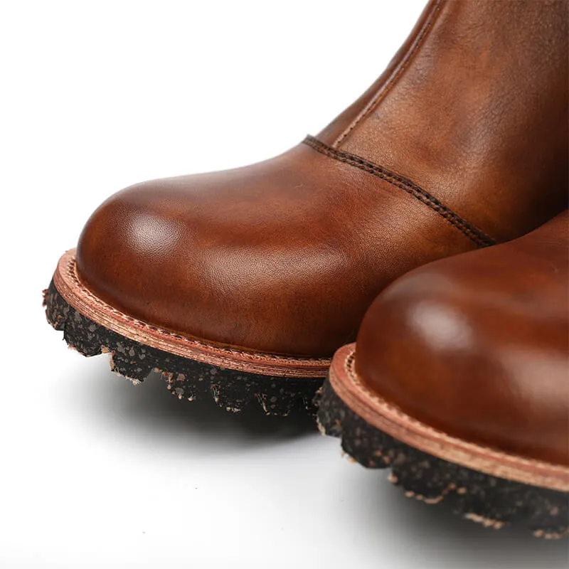 6-inch Leather Chelsea Boots For Work