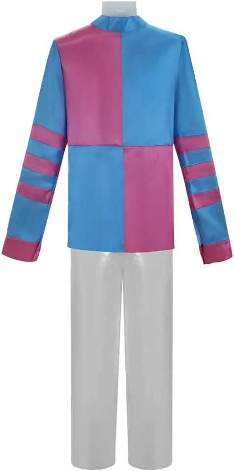Adult Jockey Costume Horse Rider Racing Attire 3Pcs Set Derby Day or Halloween Cosplay Outfit with Cap