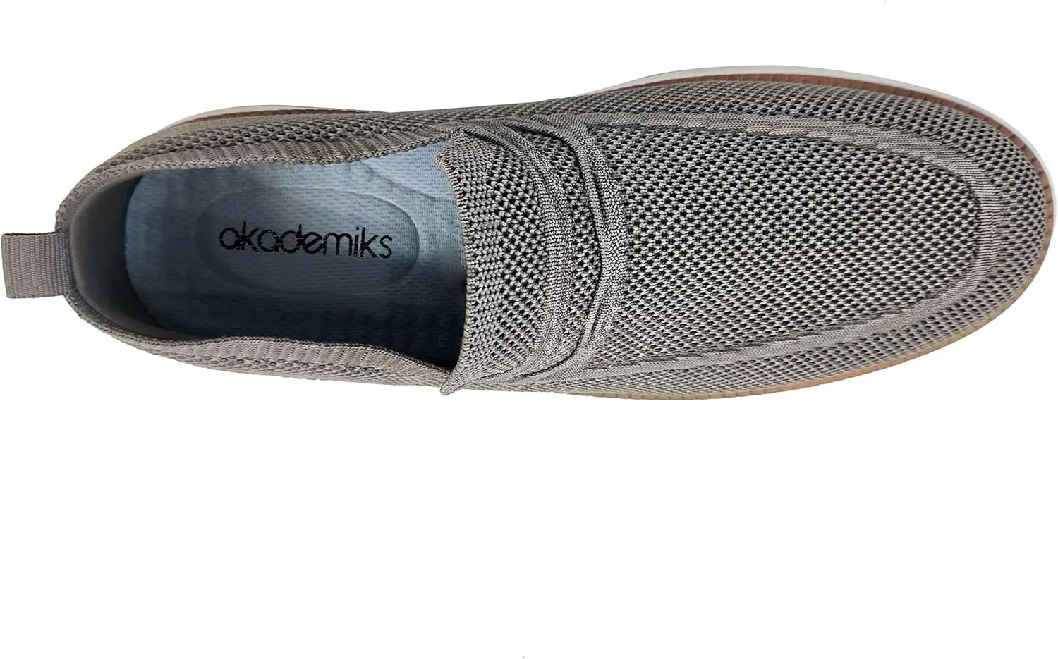 AKADEMIKS Men's Dayton Slip-On Shoes, Stylish Breathable Knit Sneakers, Comfortable Casual Loafers, Size 8-13