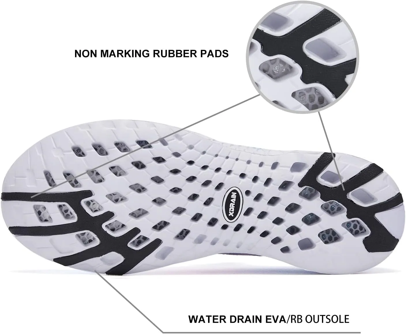 Aleader Women's Mesh Slip On Water Shoes
