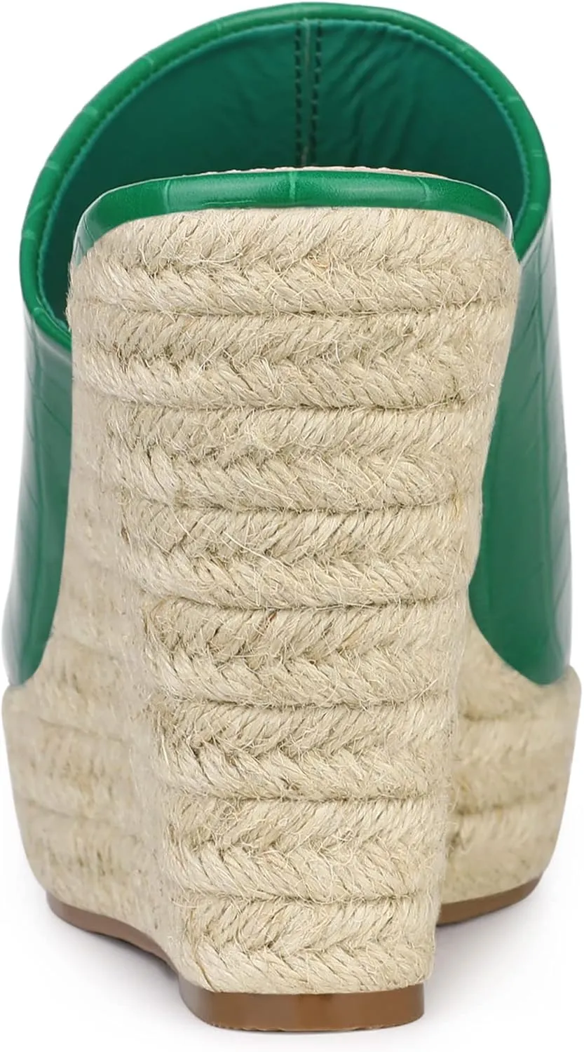 Allegra K Women's Espadrilles Wedges Wedge Sandals