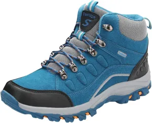 AMDBEL Snow Boots for Women Warm Thermal Boots Waterproof Snow Winter Hiking Work Comfy Boots Outdoor Sneakers Walking Shoes