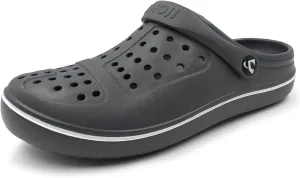 Amoji Unisex Clogs Garden Shoes Slip On Sandals CL8818