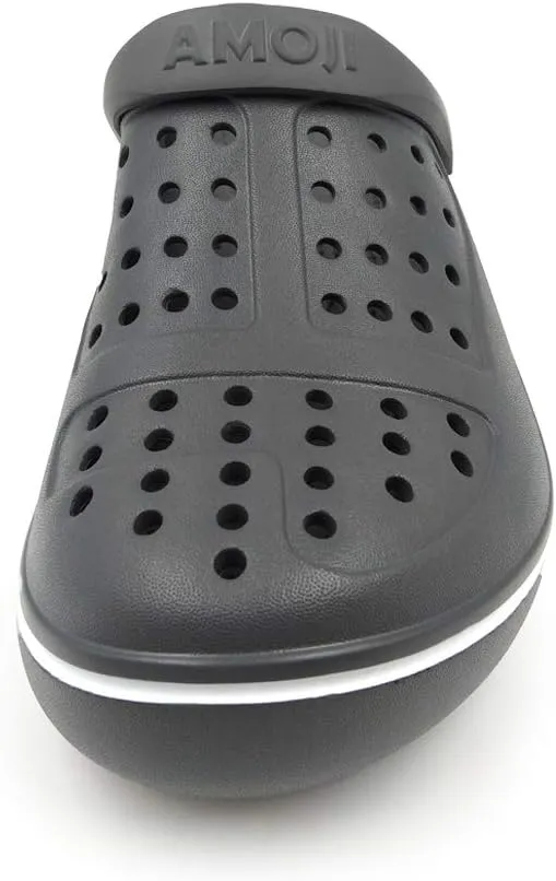 Amoji Unisex Clogs Garden Shoes Slip On Sandals CL8818