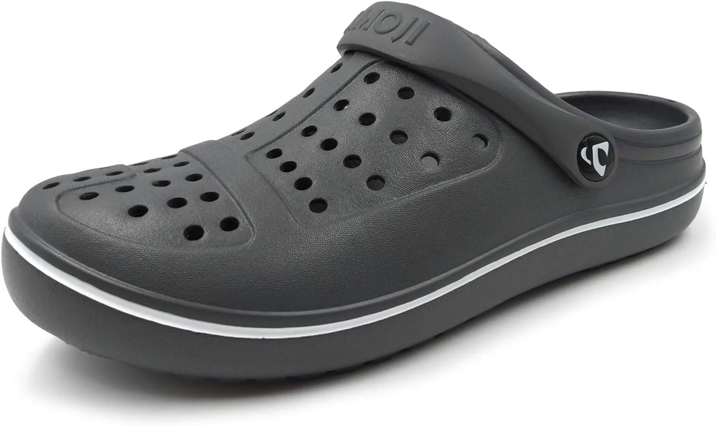 Amoji Unisex Clogs Garden Shoes Slip On Sandals CL8818