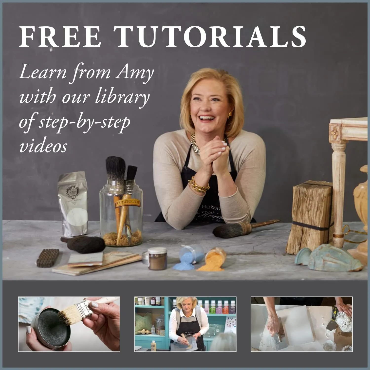 AMY HOWARD AT HOME - One Hour Miracle Water-Based Enamel Paint - Scrubbable Eggshell Finish All In One Paint - No Stripping, Sanding, or Priming - 32 OZ Brown Derby
