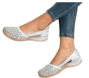 Aniywn Women's Criss Cross Strap Ballet Flat Shoes Elastic Ankle Strap Slip On Flats Shoes Casual Non Slip Walking Shoes