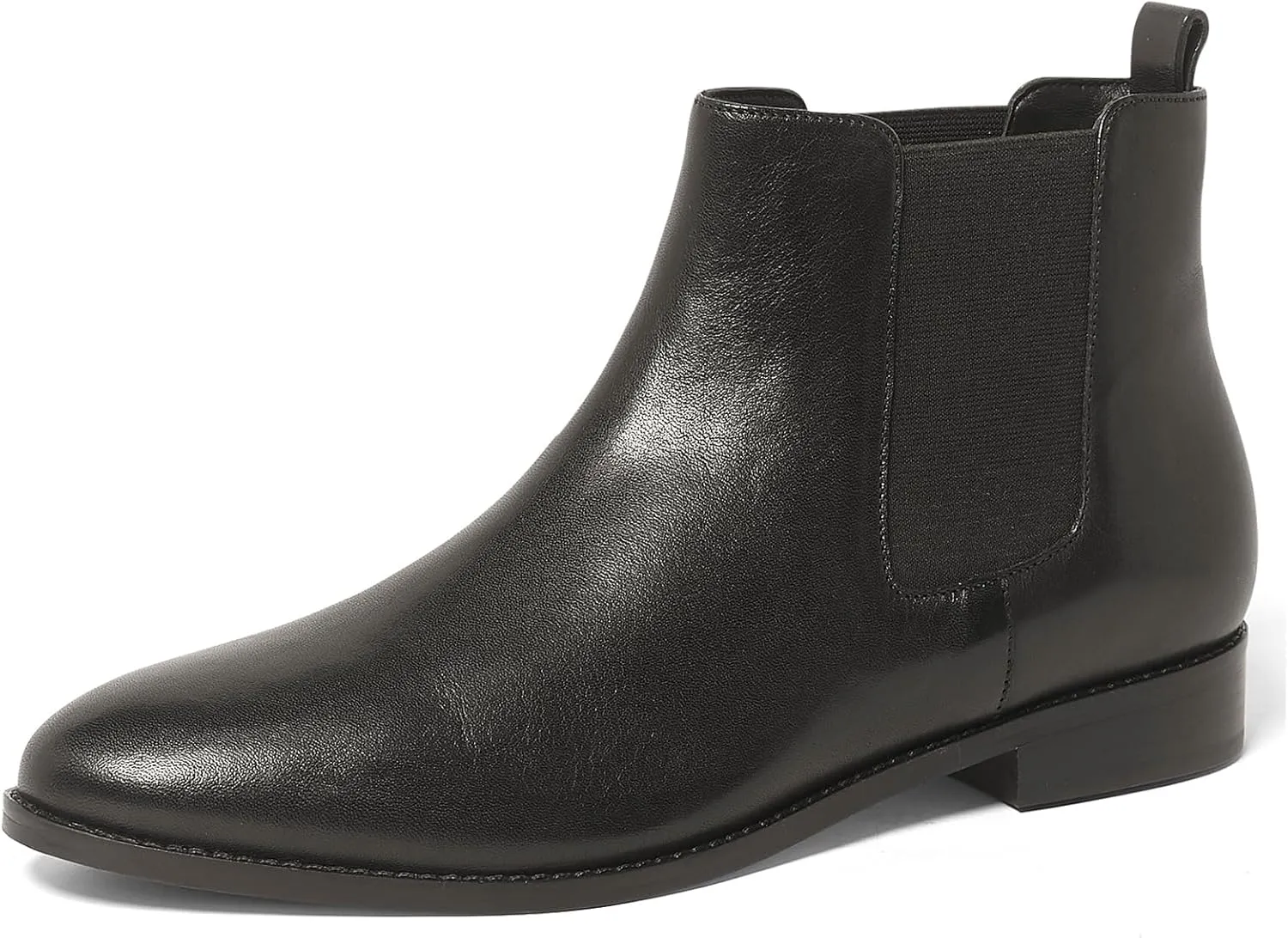 Anthony Veer Michelle Chelsea Boots for Women | Italian Full Grain Calfskin Leather | Low Heel & Almond Shaped Toe | Cushioned Ortholite Bedded Insoles