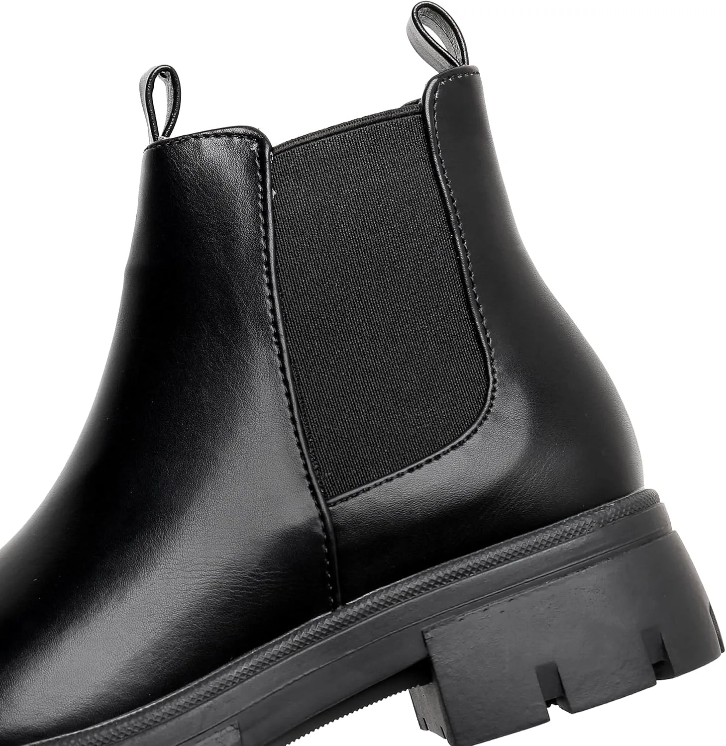 Apakowa Girls Chelsea Boots Slip On Ankle Booties (Little Kid/Big Kid)