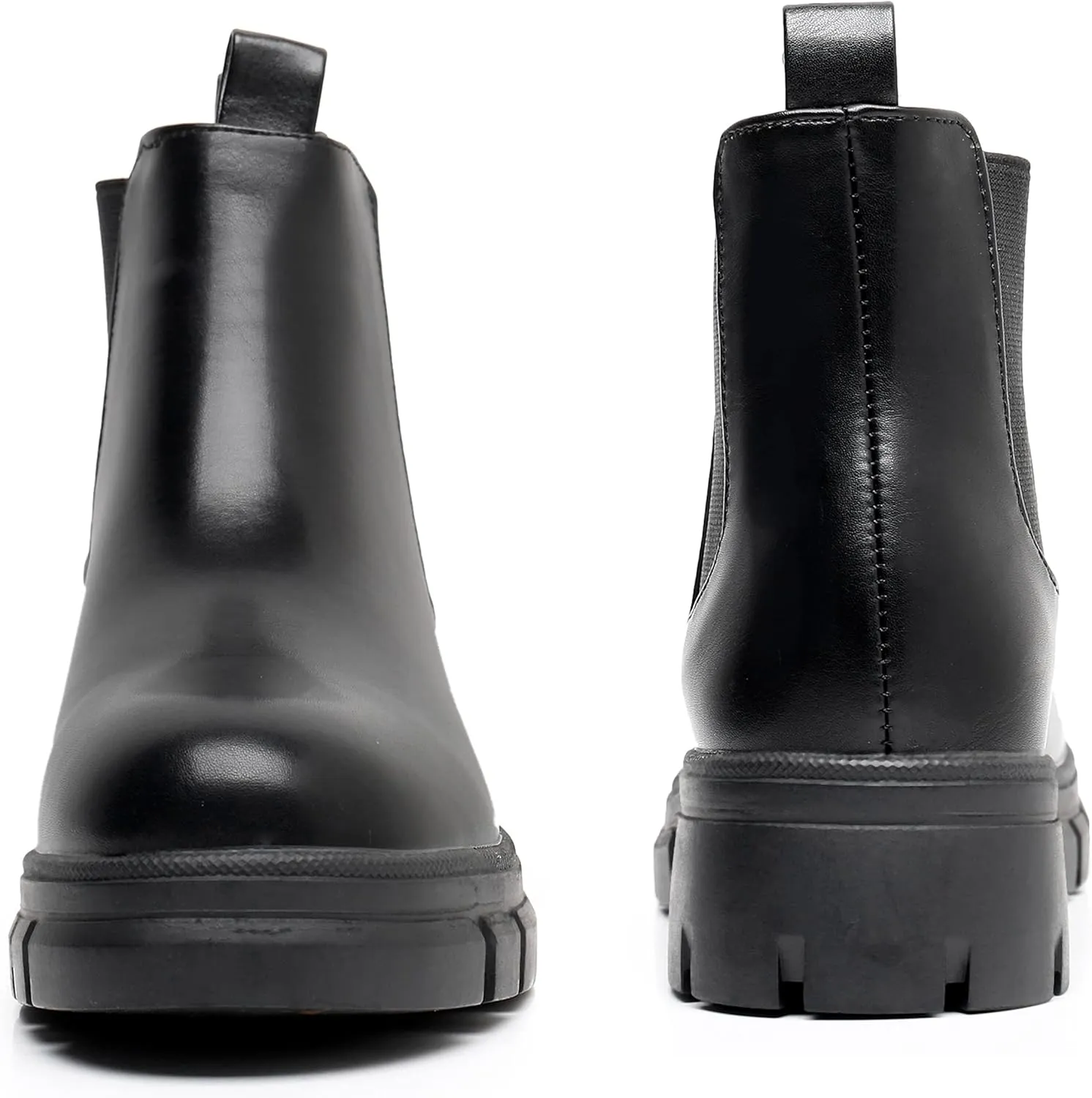 Apakowa Girls Chelsea Boots Slip On Ankle Booties (Little Kid/Big Kid)