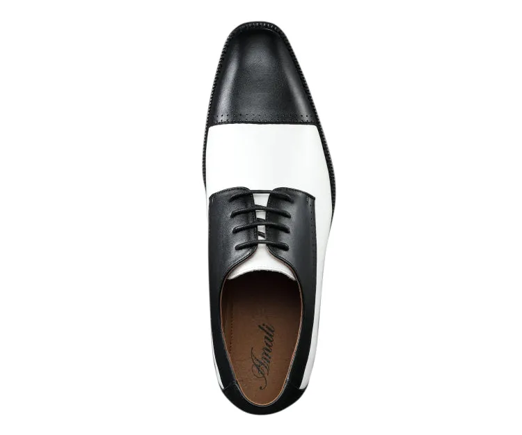 Archer Black and White Spectator Shoes
