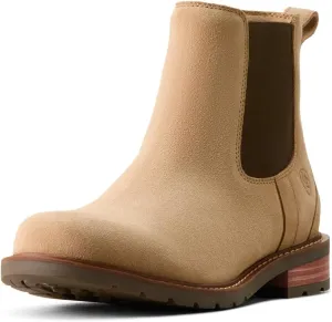 ARIAT Mens Wexford Round Toe Chelsea Casual Boots Ankle - Beige