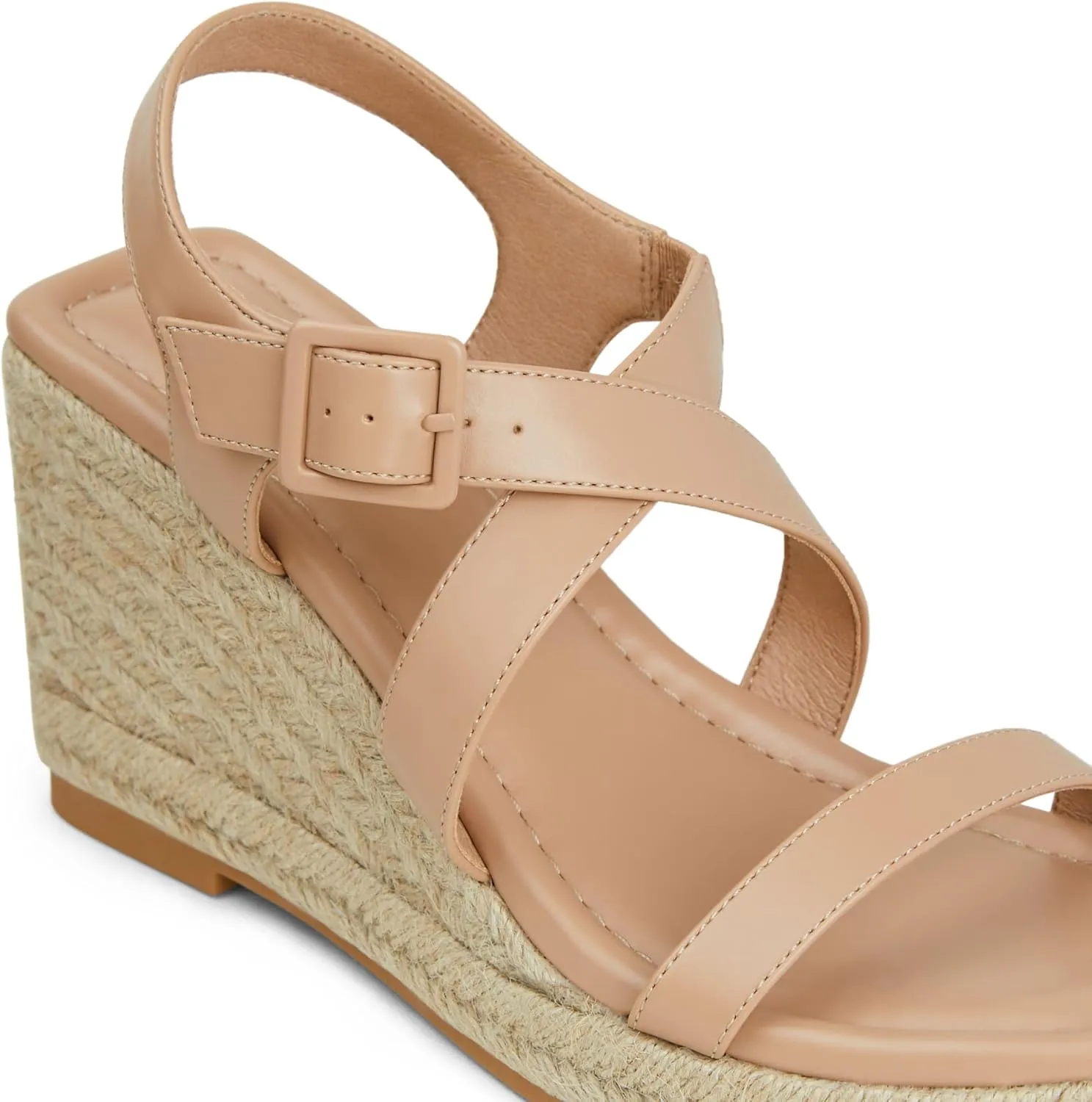Arromic Wedge Sandals for Women Espadrille Sandals Platform Wedge Heel Shoes Open Toe Casual Comfortable Summer Beach Wedges for Women Dressy
