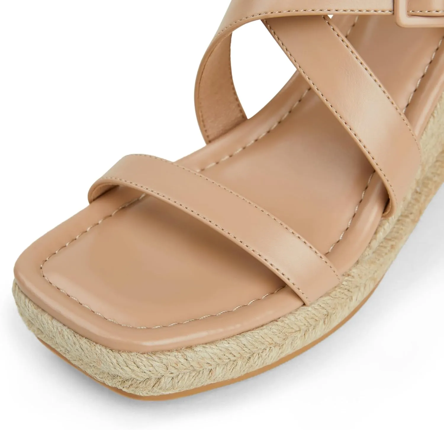 Arromic Wedge Sandals for Women Espadrille Sandals Platform Wedge Heel Shoes Open Toe Casual Comfortable Summer Beach Wedges for Women Dressy