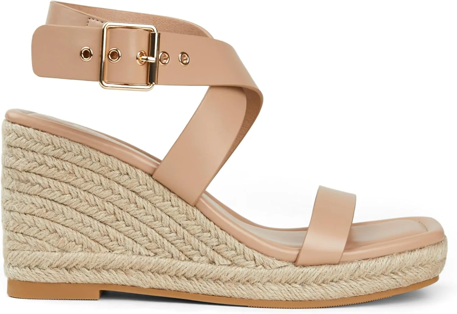 Arromic Women's Wedge Sandals Espadrille Strappy Platform Wedge Heels Sandals Casual Summer Beach Sandals Wedges Shoes for Women
