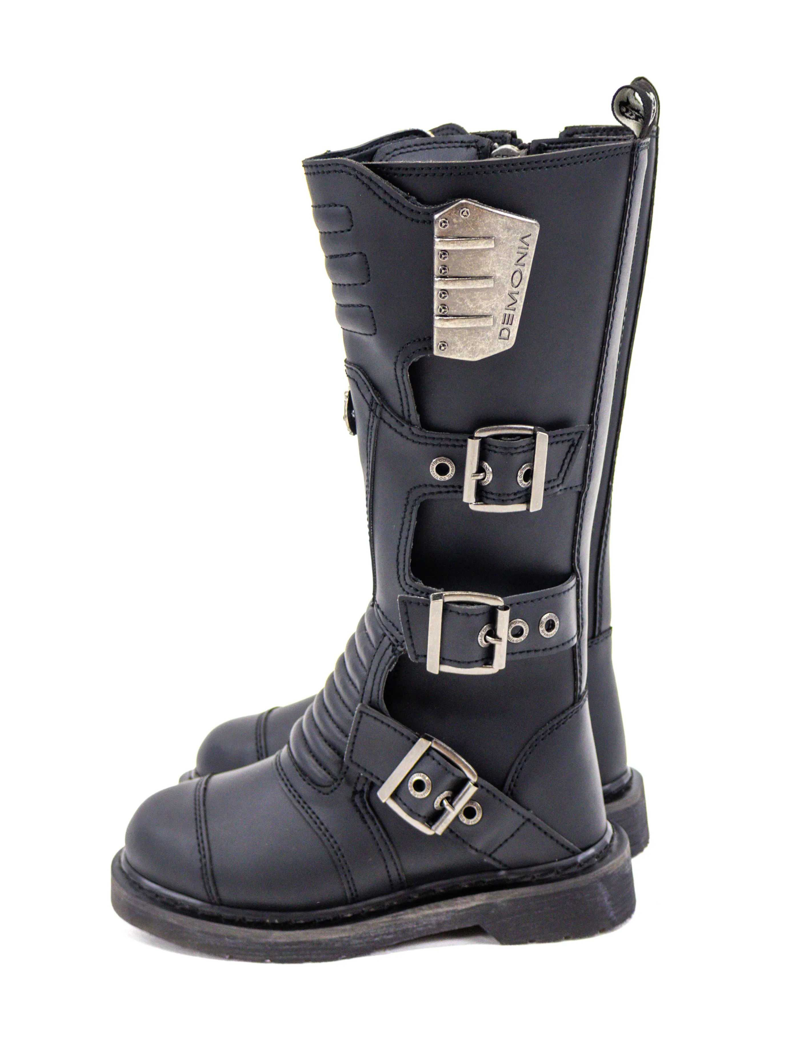 Assassin Quilted Buckle Boot DEMONIA