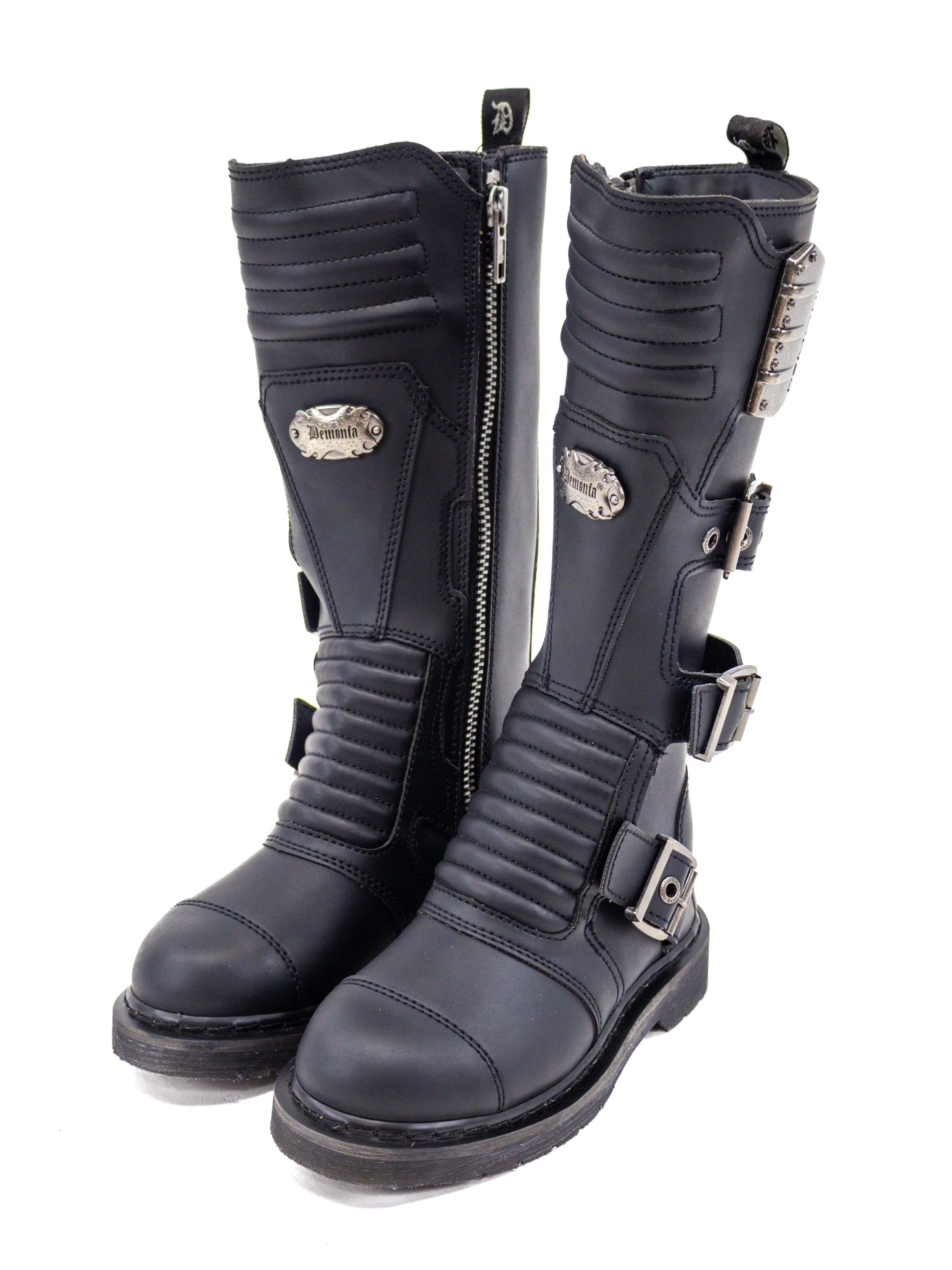 Assassin Quilted Buckle Boot DEMONIA