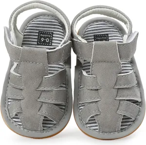 Baby Girl Boy Sandals, Premium Soft Anti-Slip Sole Infant Baby Sandals Summer Casual Beach Shoes Bowknot Princess Dress Flats Prewalker First Walker Shoes