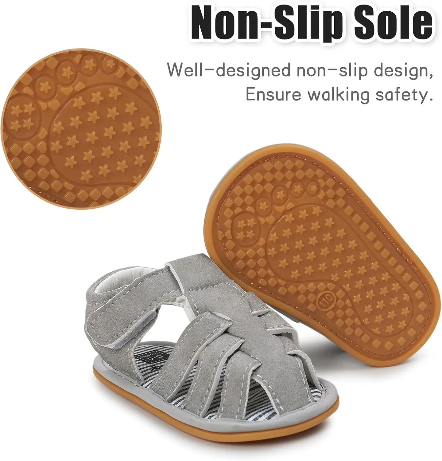 Baby Girl Boy Sandals, Premium Soft Anti-Slip Sole Infant Baby Sandals Summer Casual Beach Shoes Bowknot Princess Dress Flats Prewalker First Walker Shoes