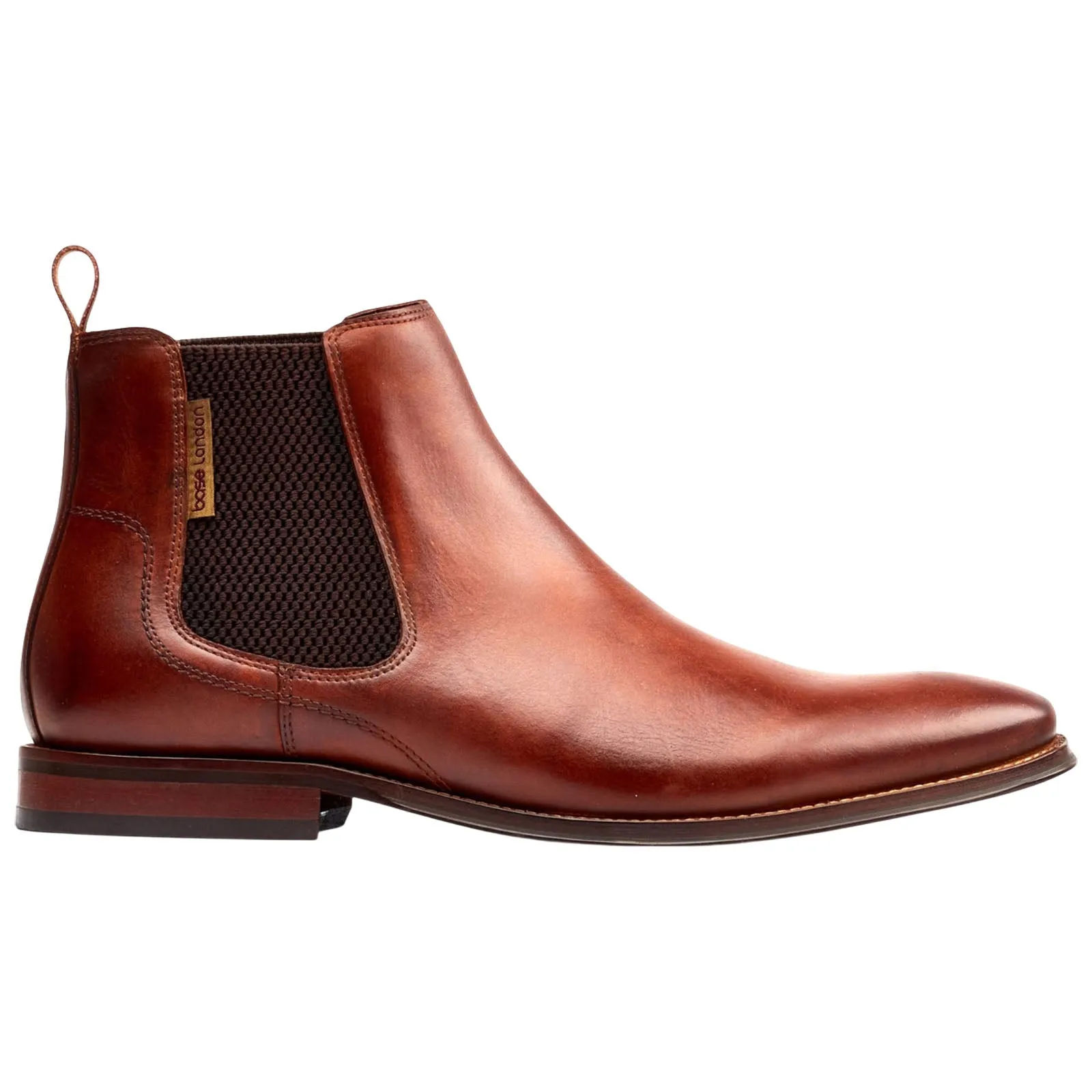 Base London Mens Sikes Leather Chelsea Boots