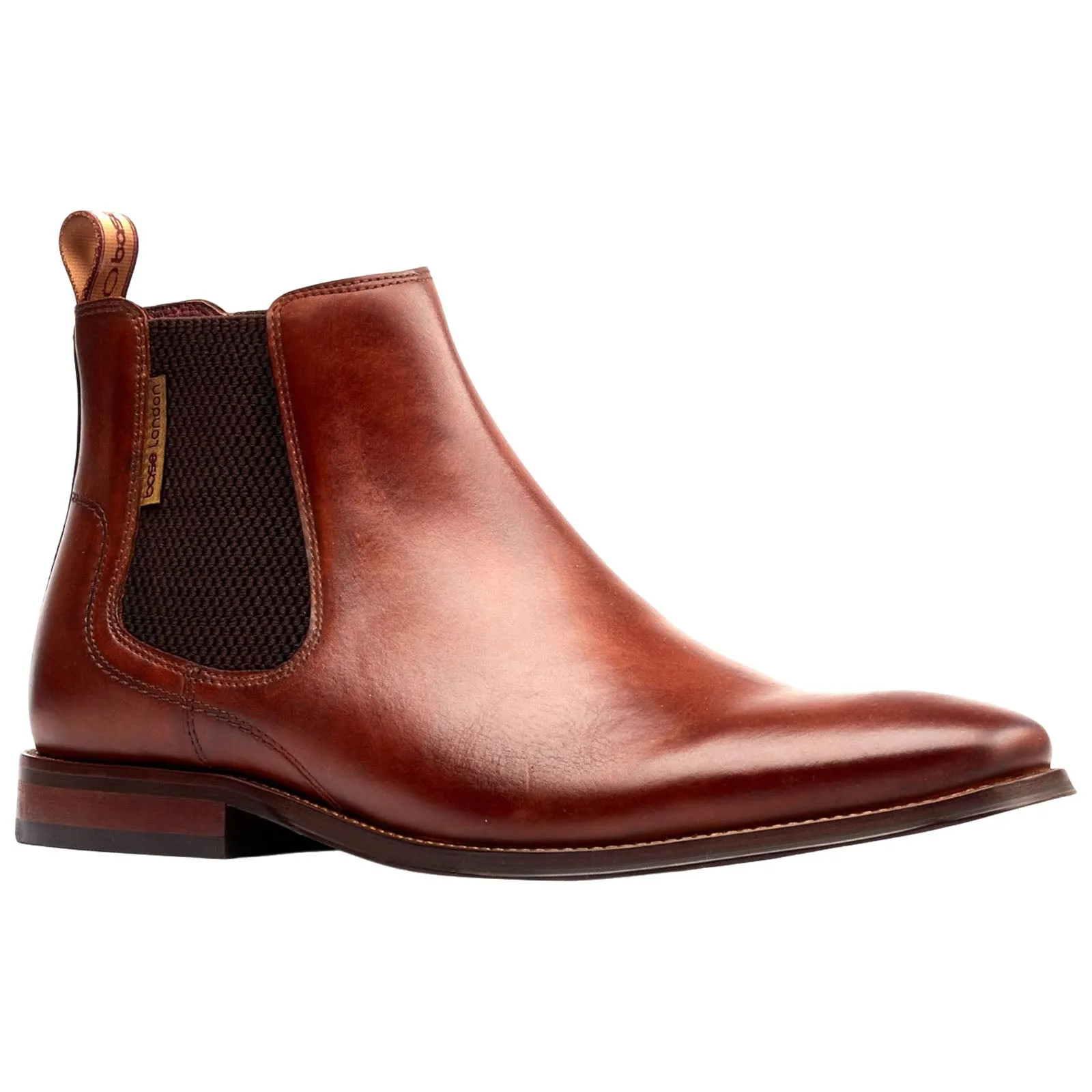 Base London Mens Sikes Leather Chelsea Boots