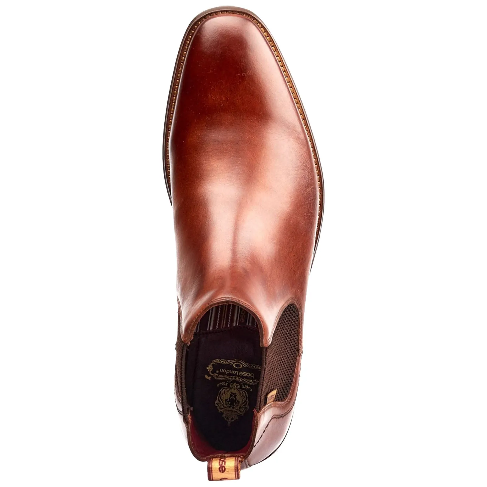 Base London Mens Sikes Leather Chelsea Boots