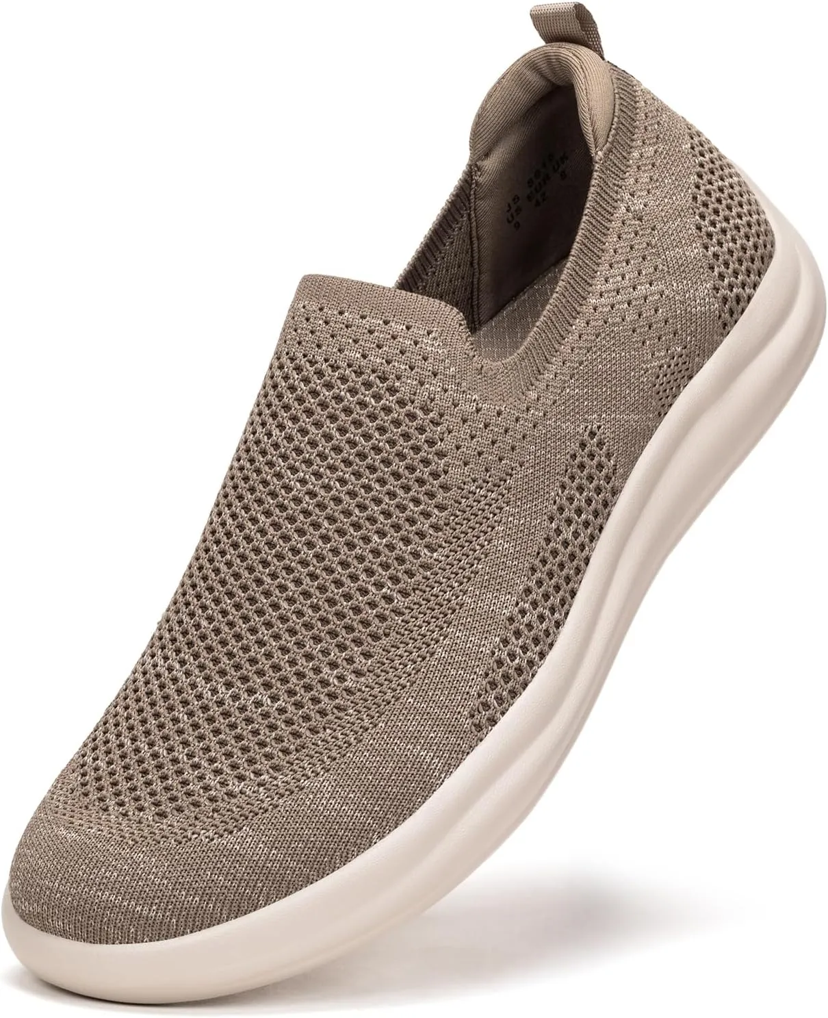 BEJINASH Men’s Slip-on Walking Shoes, Lightweight Breathable Go Walk Shoes with Arch Support,Comfortable Casual Loafers Shoes
