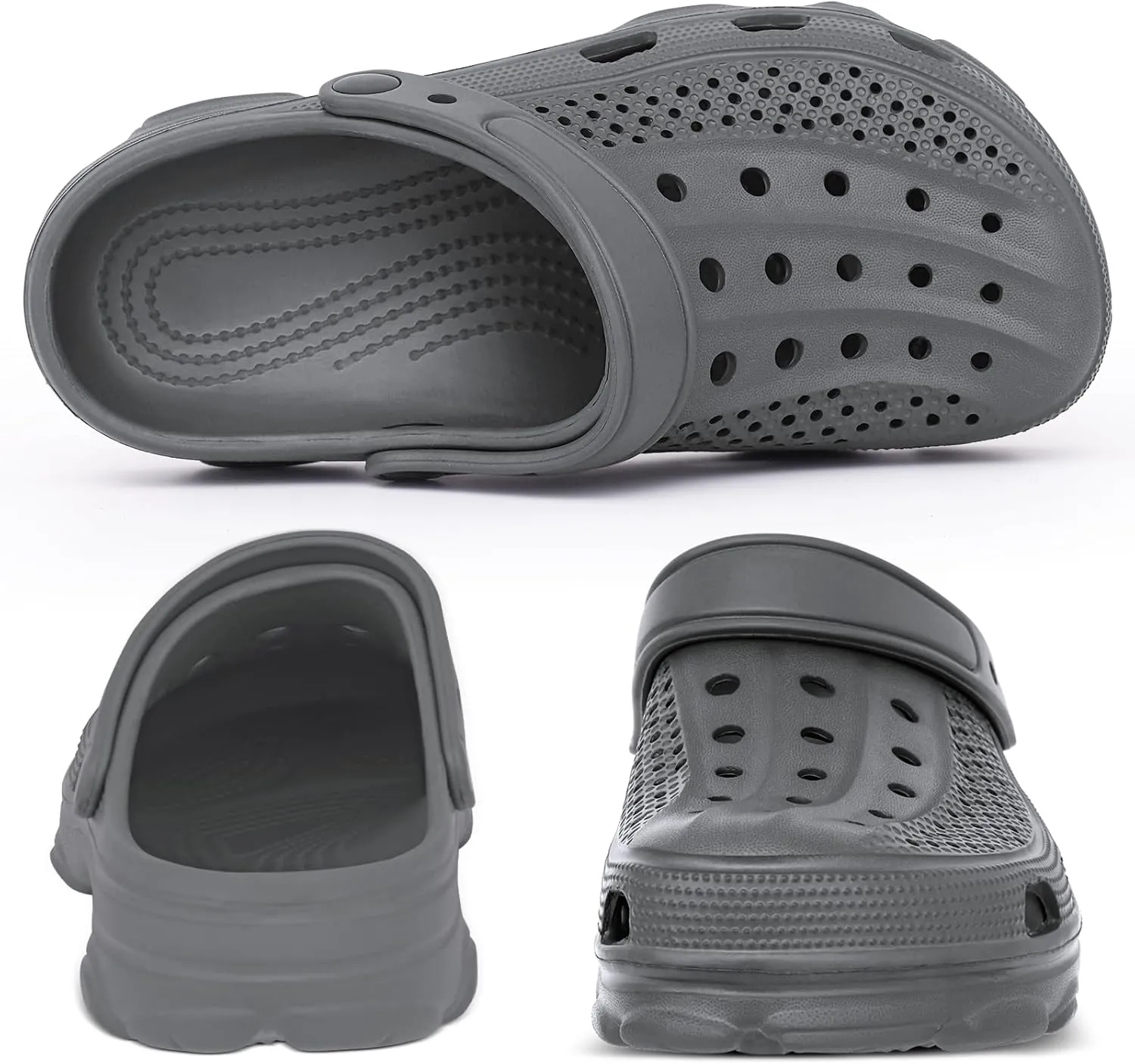 Beslip Womens Mens Garden Clogs Shoes with Arch Support Unisex Comfort Slip-on Sandals