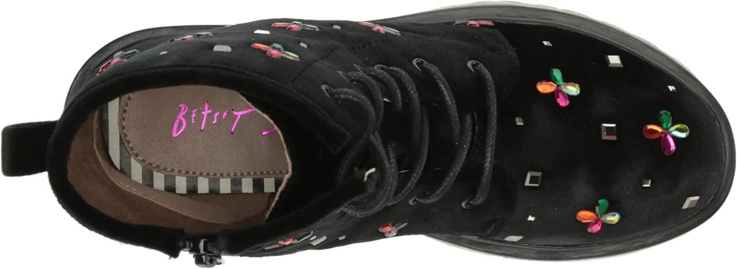 Betsey Johnson Girl's Embry Combat Boot