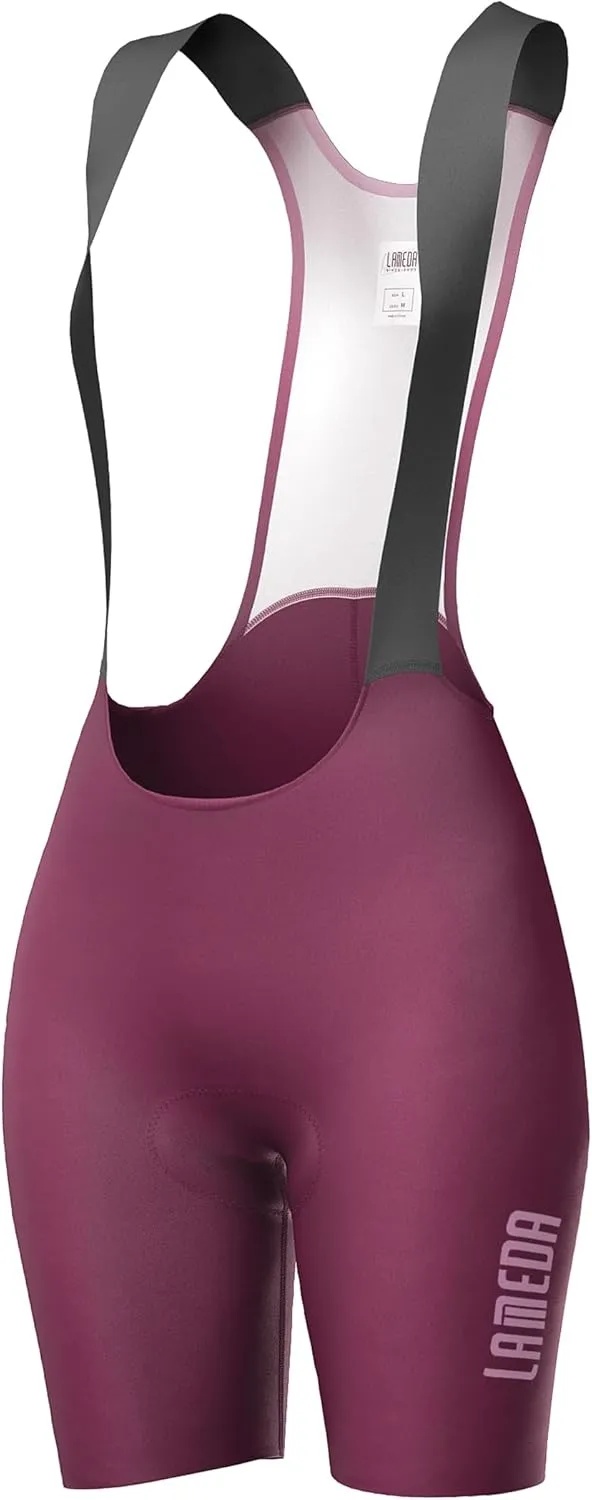 Bike Bibs Shorts Women Padded Cycling Bibs High Waisted with Padding Breathable Bicycle Shorts for Biking Road