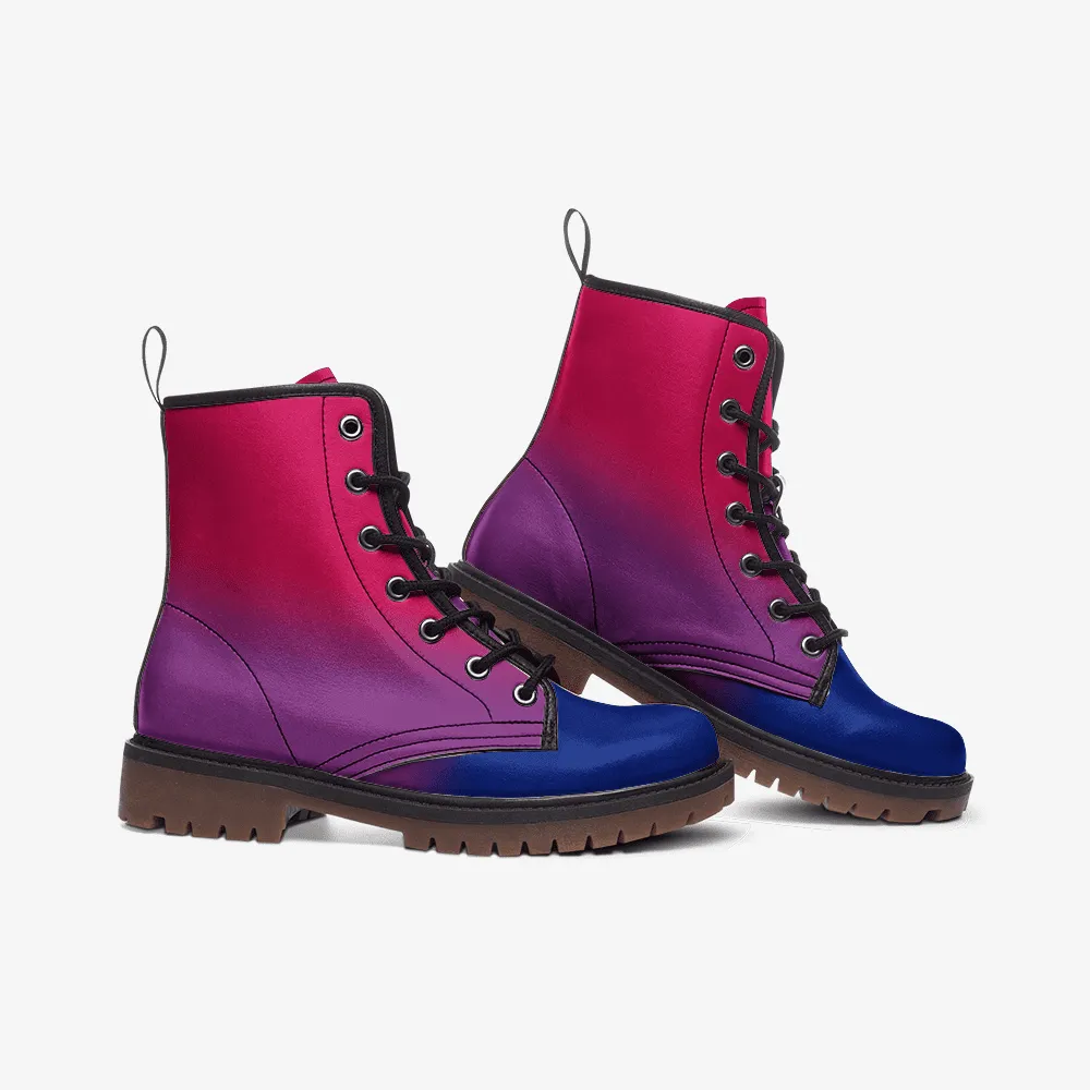 Bisexual combat boots