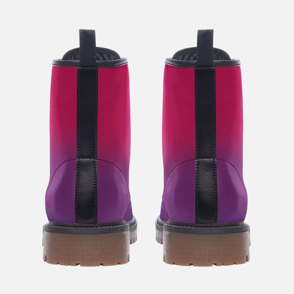 Bisexual combat boots
