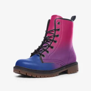 Bisexual combat boots