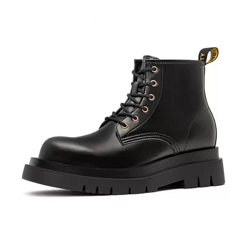 Black Combat Boots For Men"Shadow Warrior Boots"