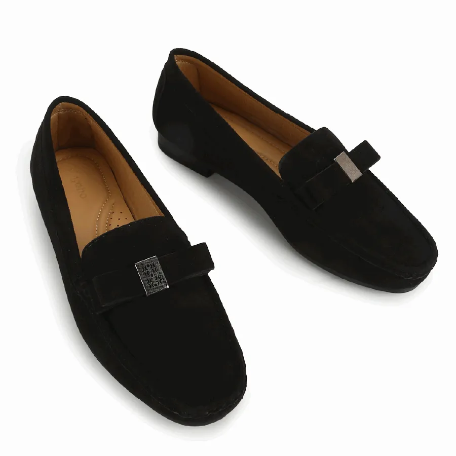 Bliss Casual Knotted Striped Suede