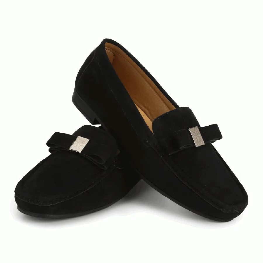 Bliss Casual Knotted Striped Suede