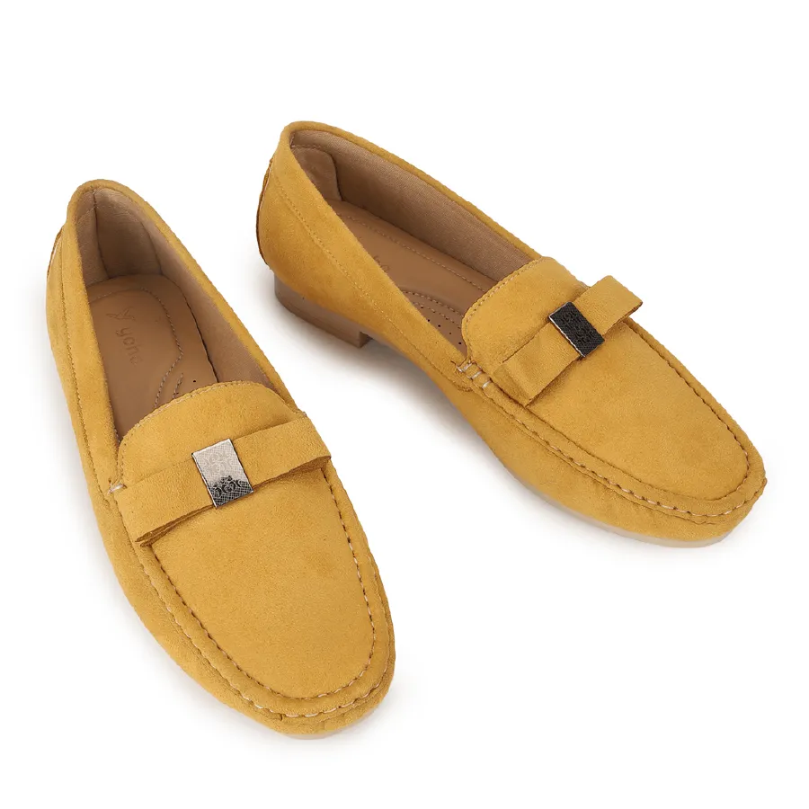 Bliss Casual Knotted Striped Suede