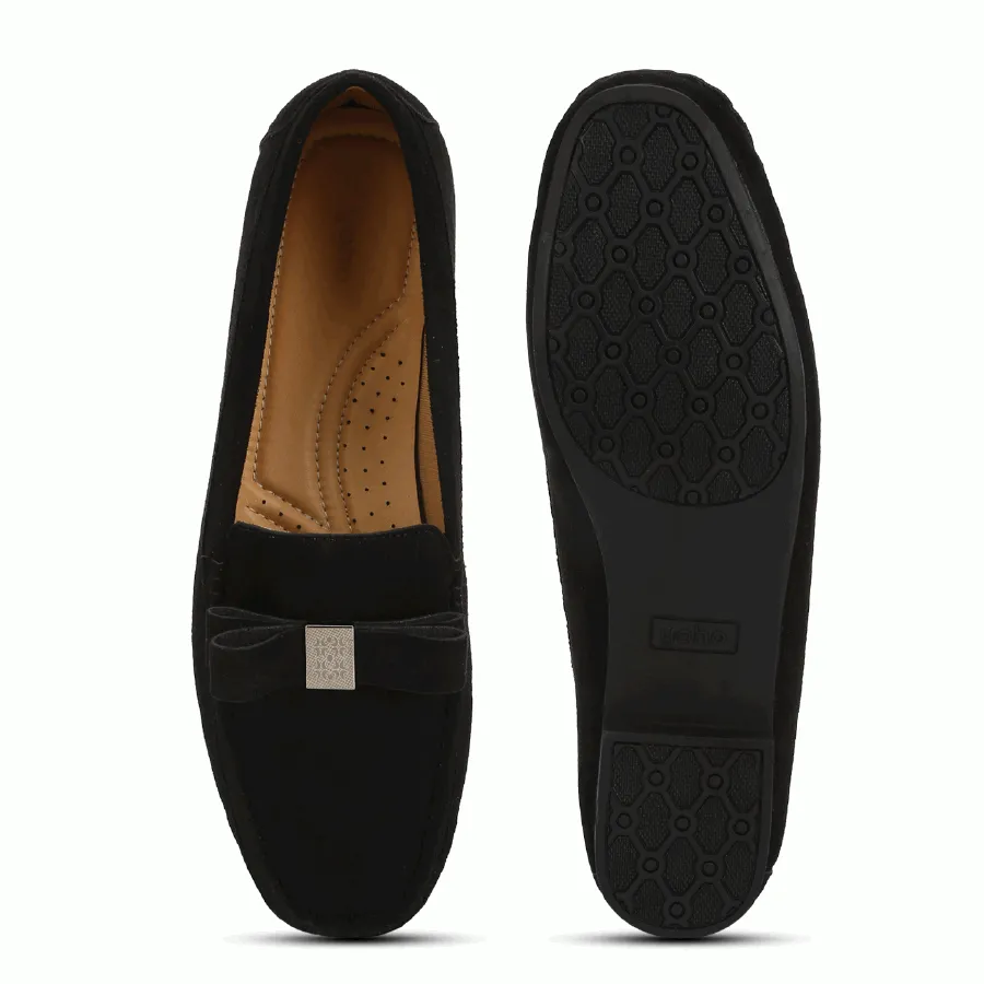 Bliss Casual Knotted Striped Suede