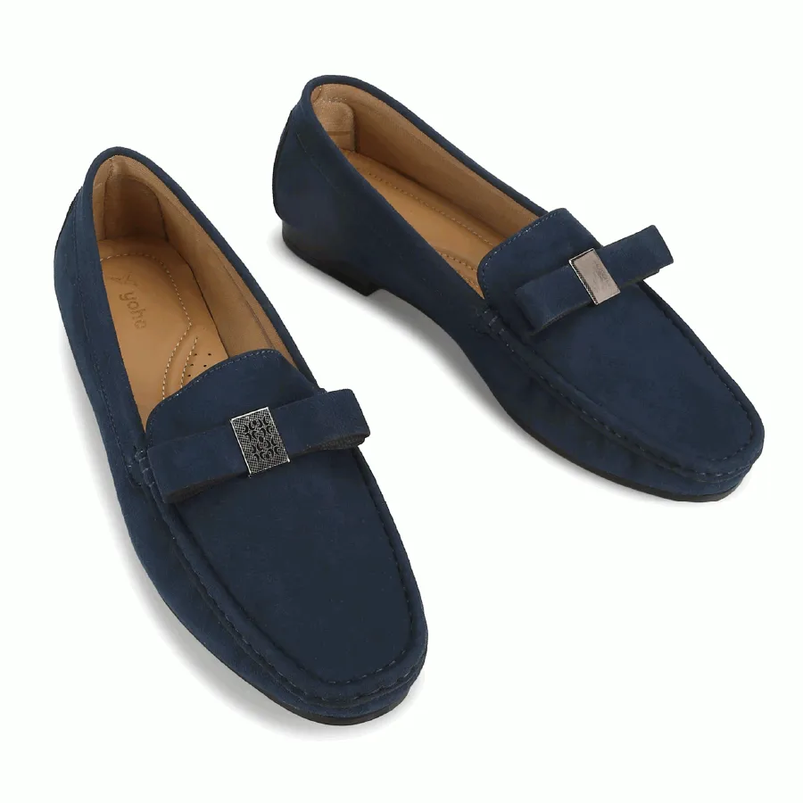 Bliss Casual Knotted Striped Suede