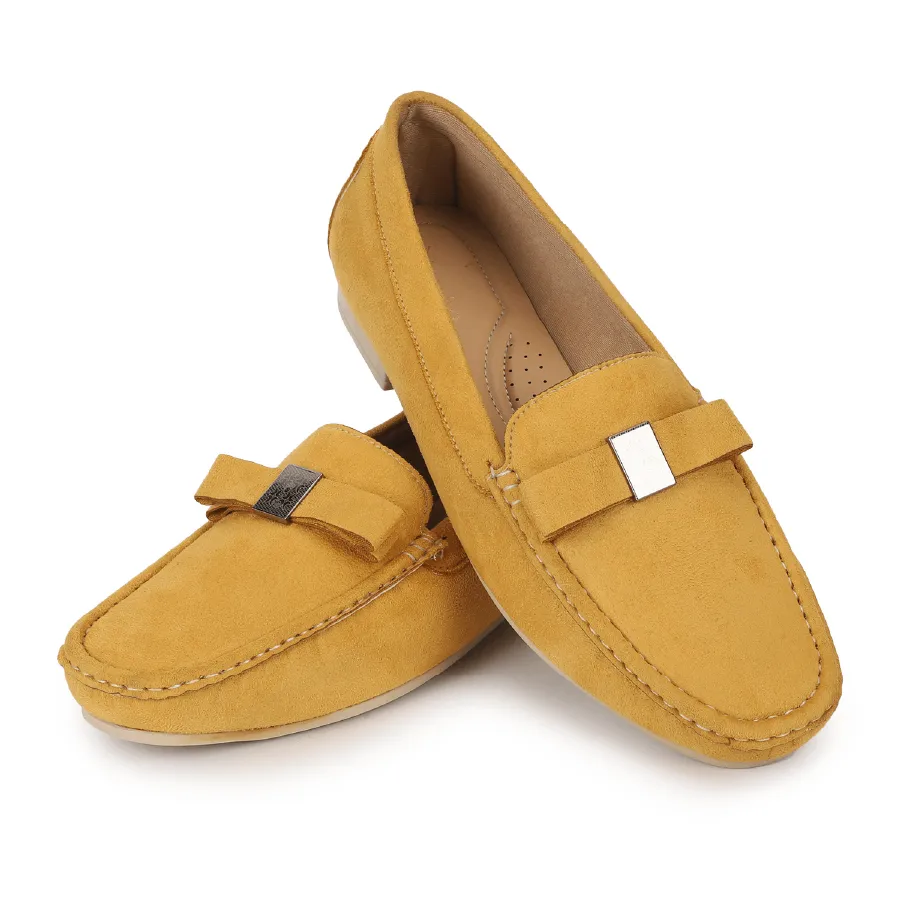 Bliss Casual Knotted Striped Suede