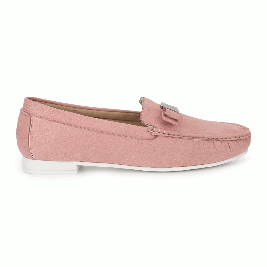 Bliss Casual Knotted Striped Suede