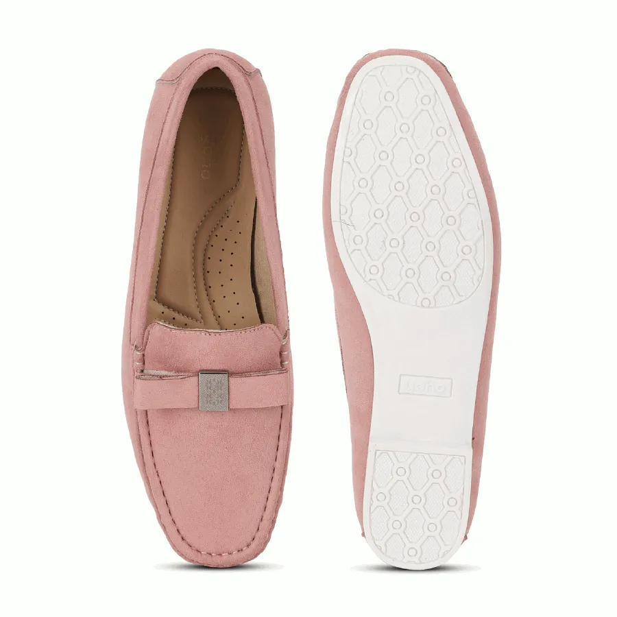 Bliss Casual Knotted Striped Suede