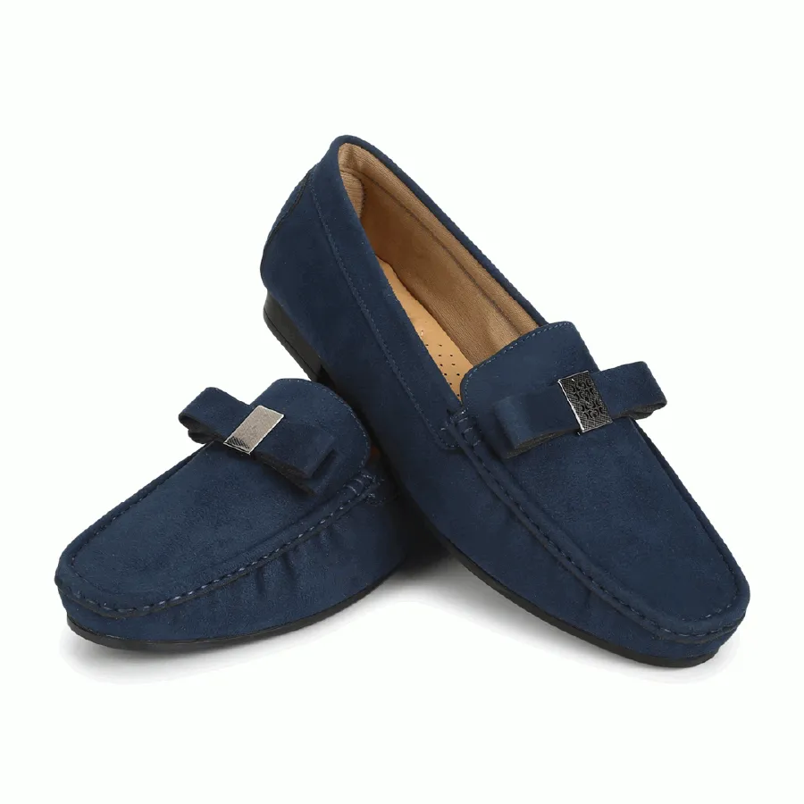 Bliss Casual Knotted Striped Suede
