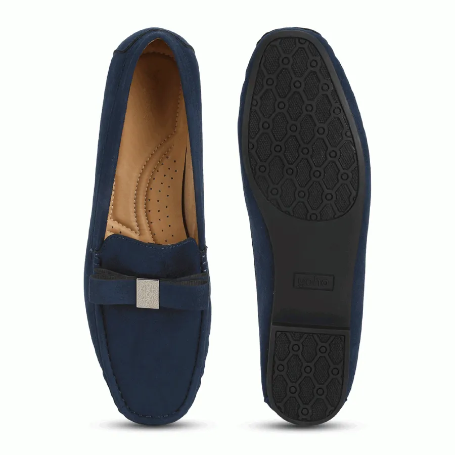 Bliss Casual Knotted Striped Suede