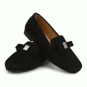 Bliss Casual Knotted Striped Suede