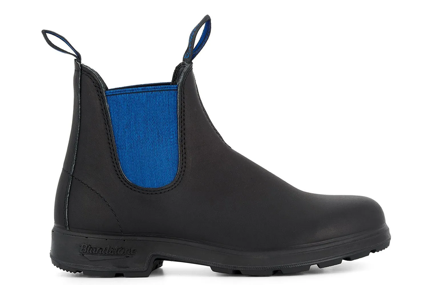 Blundstone 515 Black Blue Leather Chelsea Boots