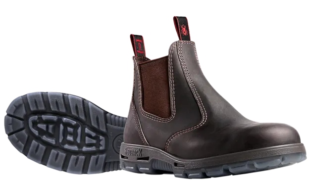 Boot Redback Bobcat NS ES Soft Toe Claret Oil Kip